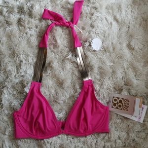 Pink Coco Reef bikini top